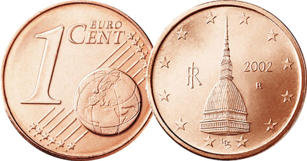 Mince s nominálnou hodnotou 1 cent dosiahla na aukcii cenu 6000 eur kvôli dvom chybám pri razení