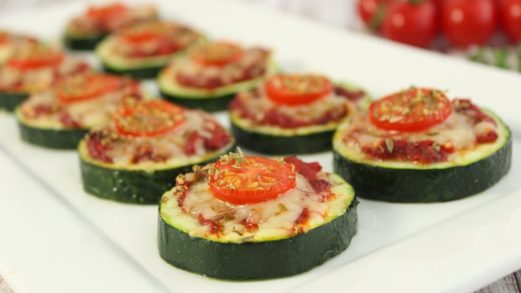 Mini pizzu s cuketou