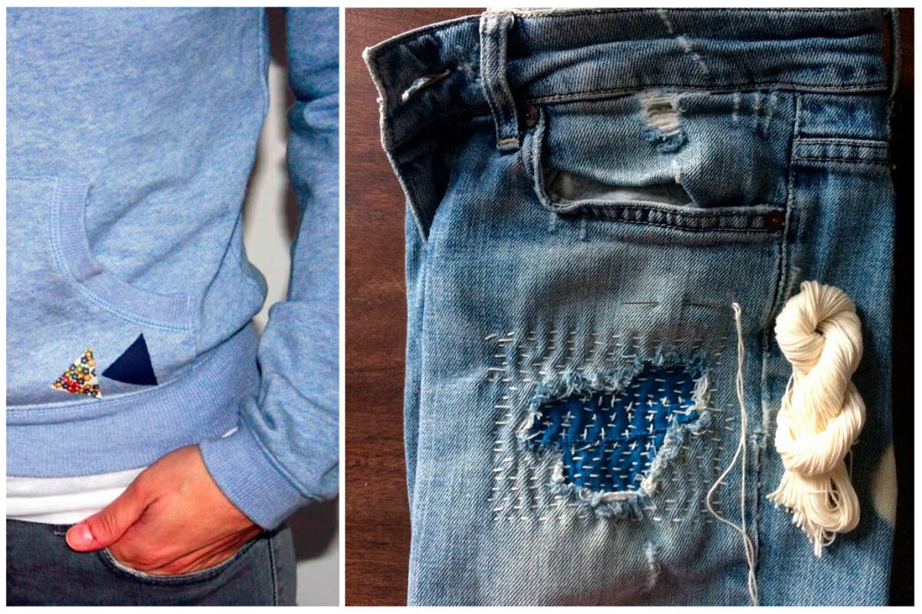 Vysvetlím vám, ako obnoviť oblečenie spálené cigaretou: pomocou šijacieho triku